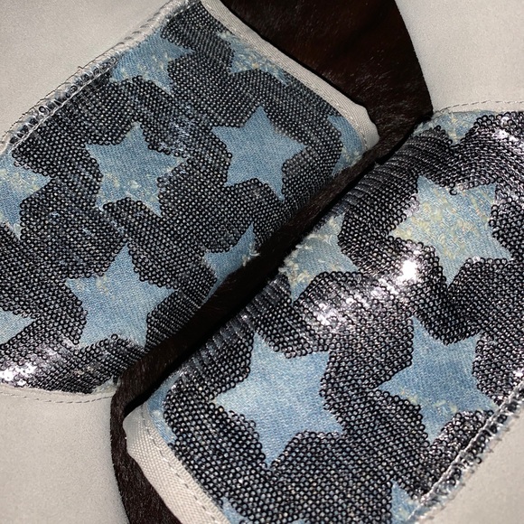 CLASSIC SEQUIN STARS SHORT BOOTS - Picture 3 of 9